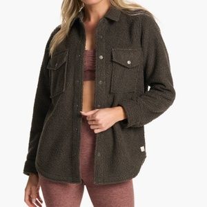 Womens Vuori Sycamore Shirt Jacket XS Dark Cocoa